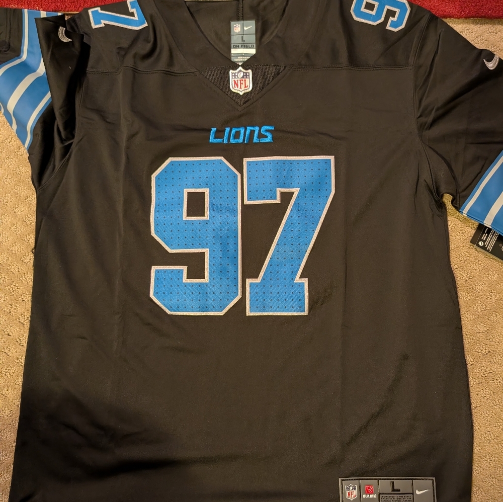Aiden Hutchinson Detroit Lions Black Alternate Jersey